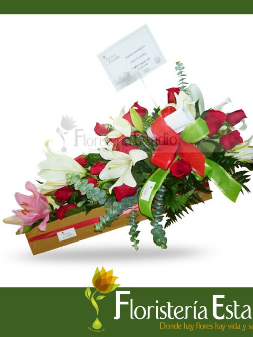 Caja de Rosas y Lirios